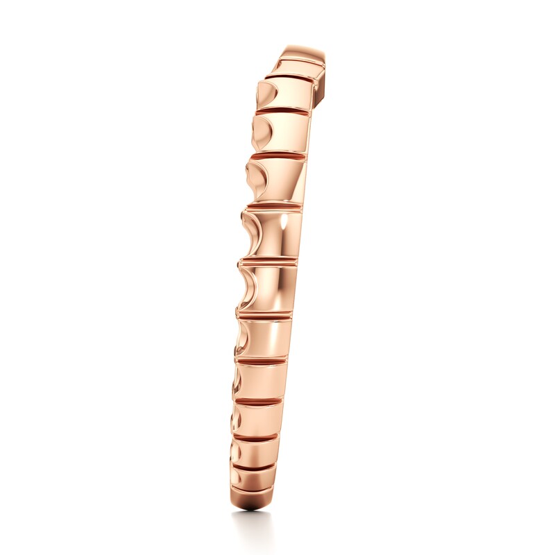 Main Image 3 of J'Lure Contour Wedding Band 18K Rose Gold