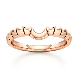 J'Lure Contour Wedding Band 18K Rose Gold