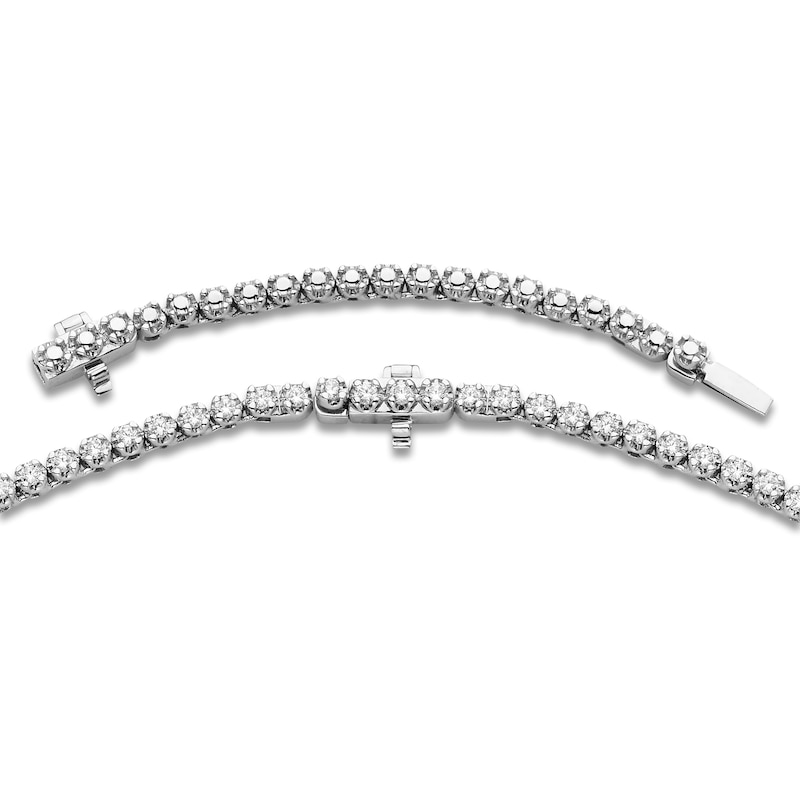 Main Image 2 of Brilliant Moments Diamond Riviera Necklace 6 ct tw 14K White Gold 16"