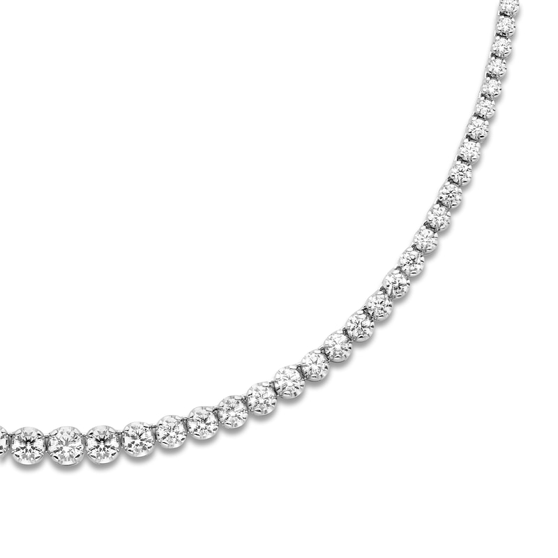 Main Image 3 of Brilliant Moments Diamond Riviera Necklace 6 ct tw 14K White Gold 16"