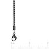 Thumbnail Image 4 of Men's Brown Leather Bracelet Black Ion-Plated Stainless Steel 8.5"