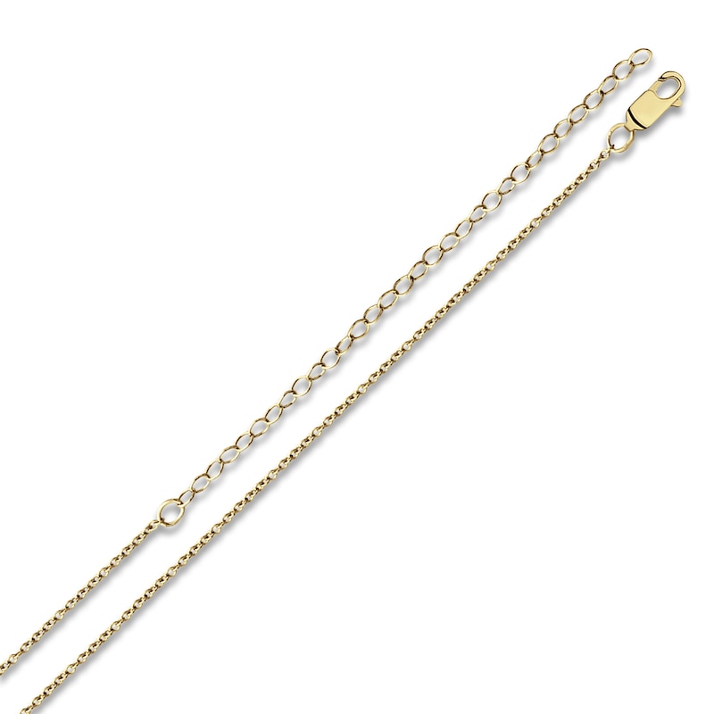 Main Image 8 of Engravable Sports Number Necklace 24K Yellow Gold-Plated Sterling Silver 18"