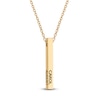 Thumbnail Image 1 of Engravable Stick Necklace 18K Yellow Gold 20"