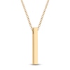 Thumbnail Image 2 of Engravable Stick Necklace 18K Yellow Gold 20"
