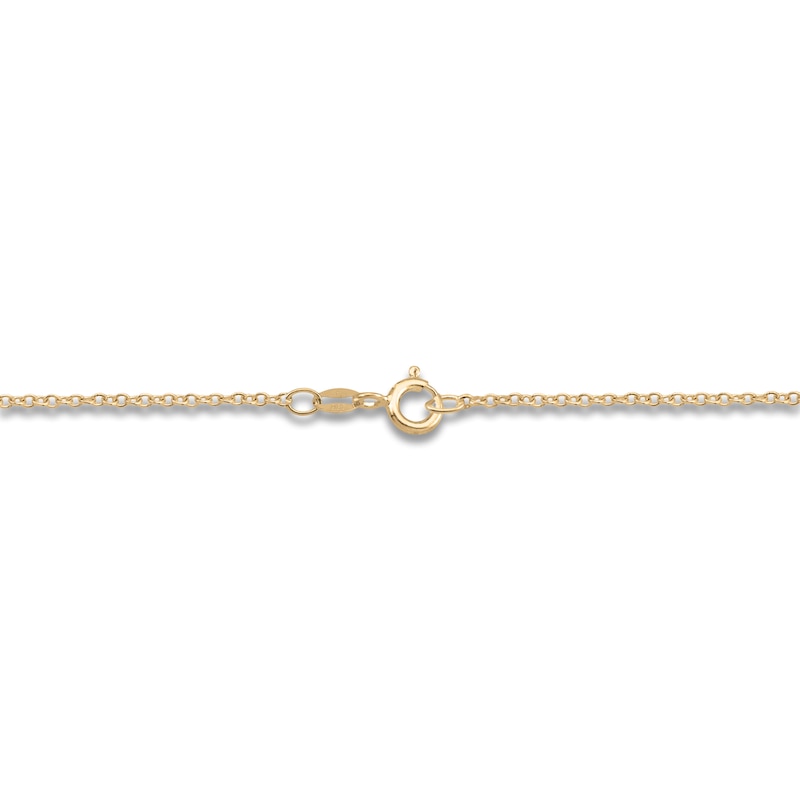 Main Image 4 of Engravable Stick Necklace 18K Yellow Gold 20"