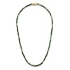Thumbnail Image 2 of 1933 by Esquire Men's Natural Jasper Bead & Black Diamond Necklace 1/4 ct tw 14K Yellow Gold-Plated Sterling Silver 22"