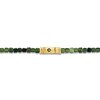 Thumbnail Image 3 of 1933 by Esquire Men's Natural Jasper Bead & Black Diamond Necklace 1/4 ct tw 14K Yellow Gold-Plated Sterling Silver 22"