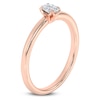 Thumbnail Image 2 of Oval-Cut Diamond Solitaire Engagement Ring 1/4 ct tw 14K Rose Gold (I2/I)