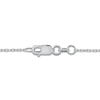 Thumbnail Image 4 of Natural Emerald & Diamond Curved Bar Necklace 1/8 ct tw 14K White Gold 18"