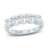Thumbnail Image 1 of Oval-Cut Lab-Grown Diamond Five-Stone Anniversary Ring 1-1/2 ct tw 14K White Gold