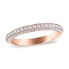 Thumbnail Image 1 of Vera Wang VOW Lab-Grown Diamond Wedding Band 1/2 ct tw 14K Rose Gold