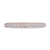 Thumbnail Image 3 of Vera Wang VOW Lab-Grown Diamond Wedding Band 1/2 ct tw 14K Rose Gold