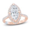Thumbnail Image 1 of Pnina Tornai Marquise-Cut Lab-Grown Diamond Halo Engagement Ring 3 ct tw 14K Rose Gold
