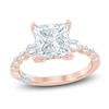 Thumbnail Image 1 of Pnina Tornai Princess-Cut Lab-Grown Diamond Engagement Ring 3-3/4 ct tw 14K Rose Gold