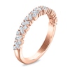 Thumbnail Image 2 of Vera Wang VOW Baguette & Round-Cut Diamond Wedding Band 1/2 ct tw 14K Rose Gold