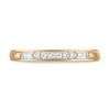 Thumbnail Image 3 of Vera Wang VOW Baguette & Round-Cut Diamond Wedding Band 1/5 ct tw 14K Yellow Gold