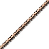 Thumbnail Image 2 of Men's Link Bracelet Black & Rose Ion-Plated Stainless Steel 8.5"