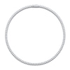 Thumbnail Image 1 of Lab-Grown Diamond Tennis Necklace 20 ct tw 14K White Gold 17"