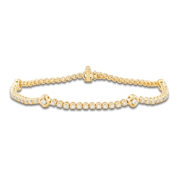 Unspoken Diamond Tennis Bracelet 1 ct tw 14K Yellow Gold 7"