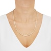Thumbnail Image 4 of Glitter Rope Chain Necklace 3.3mm Solid 14K Yellow Gold 22"