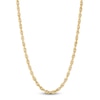 Thumbnail Image 1 of Glitter Rope Chain Necklace 2.4mm Solid 14K Yellow Gold 24"