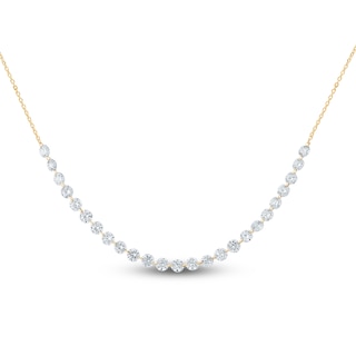 Jared Signature Collection Lab-Grown Diamond Necklace 2 ct tw 14K Yellow Gold 18"