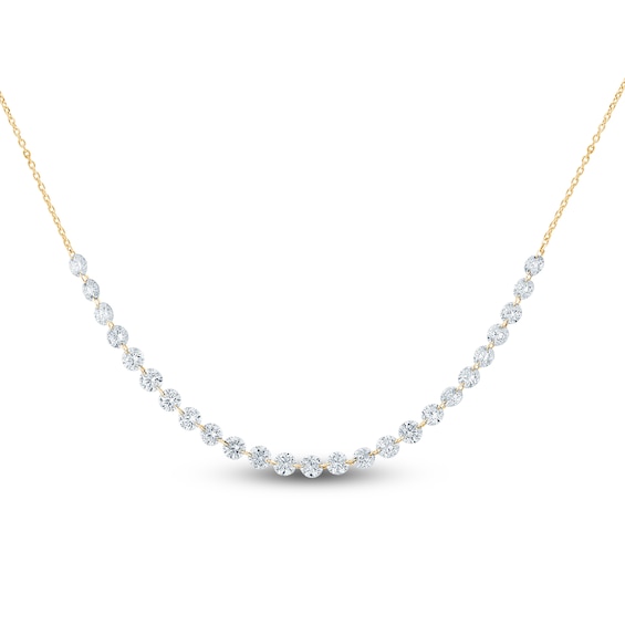 Jared Signature Collection Lab-Grown Diamond Necklace 2 ct tw 14K Yellow Gold 18"