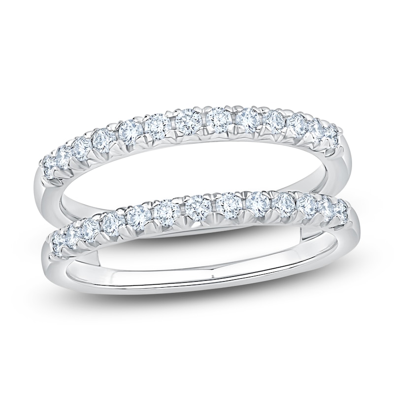 Main Image 1 of Lab-Grown Diamond Enhancer Ring 1/2 ct tw 14K White Gold