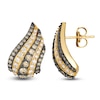 Thumbnail Image 1 of Le Vian Diamond Curved Stud Earrings 1-1/4 ct tw 14K Honey Gold