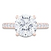 Thumbnail Image 3 of Round-Cut Lab-Grown Diamond Hidden Halo Engagement Ring 4-3/4 ct tw 14K Rose Gold