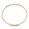 Thumbnail Image 2 of Jared Signature Bezel-Set Multi-Shape Lab-Grown Diamond Bangle Bracelet 3 ct tw 14K Yellow Gold