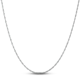 2.25mm Diamond-Cut Singapore Chain Necklace Solid Sterling Silver 20"