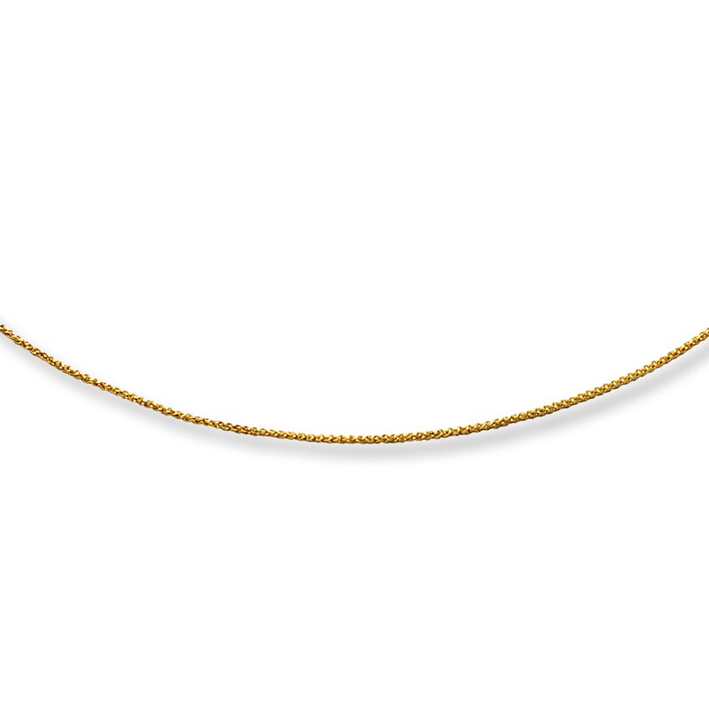 Solid Chain 14K Yellow Gold 18" Length 1.25mm