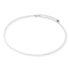 Thumbnail Image 1 of Adjustable Solid Box Chain 14K White Gold 16" - 20" Length 0.75mm