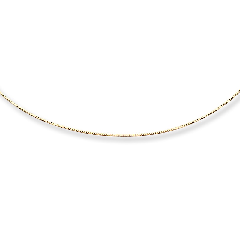  TheHonestJeweler 14k Solid Gold Extendable Box chain