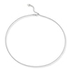 Thumbnail Image 1 of Adjustable Solid Wheat Chain 14K White Gold 16"-20" Length 1.25mm