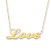 Thumbnail Image 0 of "Love" Necklace 14K Yellow Gold 18" Adjustable