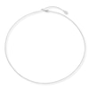 Thumbnail Image 2 of Solid Square Wheat Chain 10K White Gold 20" Adjustable 0.85mm