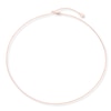Thumbnail Image 2 of Solid Square Wheat Chain 10K Rose Gold 20" Adjustable 0.85mm