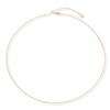 Thumbnail Image 2 of Solid Square Wheat Chain 10K Yellow Gold 20" Adjustable 0.85mm