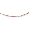 Thumbnail Image 0 of Solid Rope Chain Necklace 10K Rose Gold 24" Adjustable 2mm