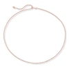 Thumbnail Image 2 of Solid Rope Chain Necklace 10K Rose Gold 24" Adjustable 2mm