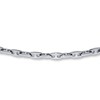 Thumbnail Image 1 of Solid Link Necklace Stainless Steel 24.5" Length 8mm