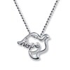 Thumbnail Image 0 of Alex Woo Necklace "Hope" Dove Sterling Silver