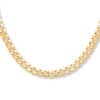 Thumbnail Image 0 of Solid Curb Chain  Necklace 10K Yellow Gold 22" Length 8.5mm