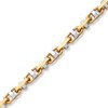 Thumbnail Image 0 of Solid Boston Link Chain 10K Two-Tone Gold 22" Length 5.25mm