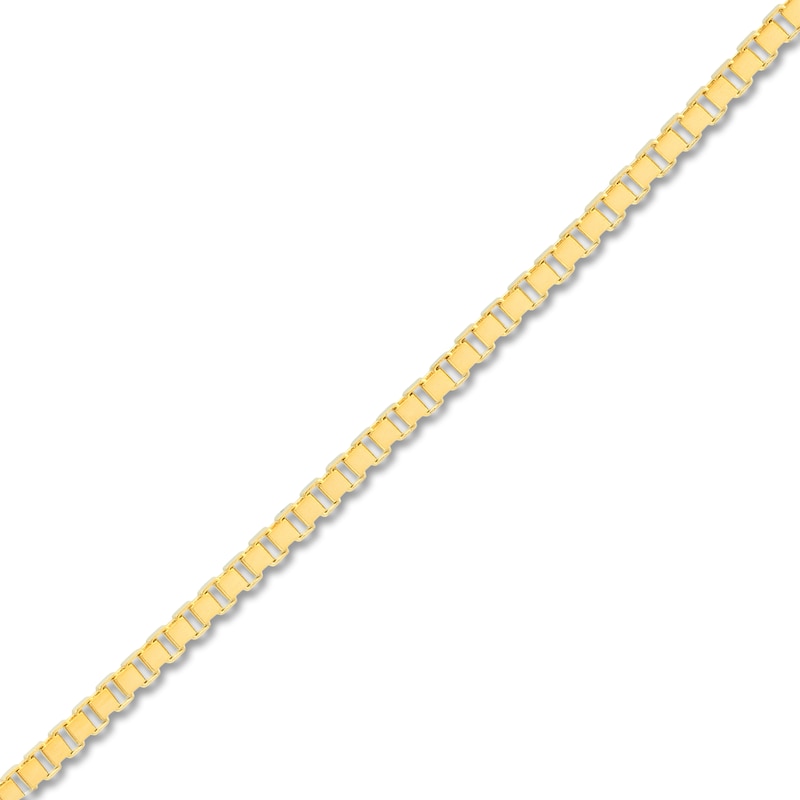 Main Image 2 of Solid Box Chain 14K Yellow Gold 20" Length 1.2mm