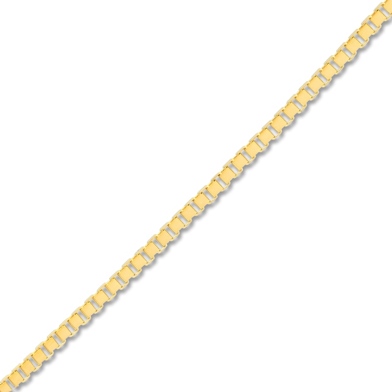 Main Image 2 of Solid Box Chain 14K Yellow Gold 22" Length 1.2mm