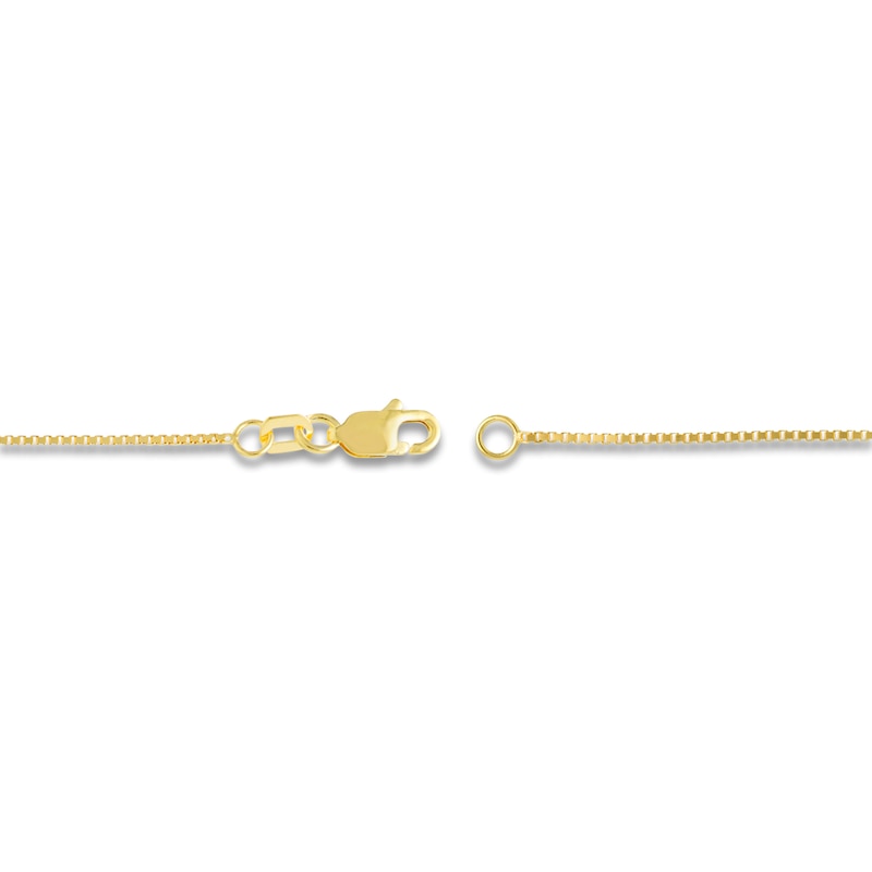 Main Image 3 of Solid Box Chain 14K Yellow Gold 20" Length 0.73mm