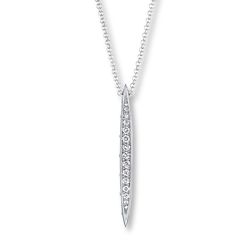 Main Image 1 of Tacori Diamond Necklace 3/8 ct tw Sterling Silver